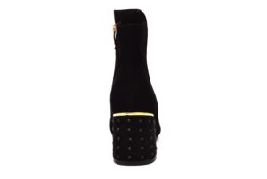 CAFè NOIR JLA508 010 LA508 NERO Oro Borchie Tronchetto Stivalino Stivale Invernale Donna Autunno inverno 2018 19