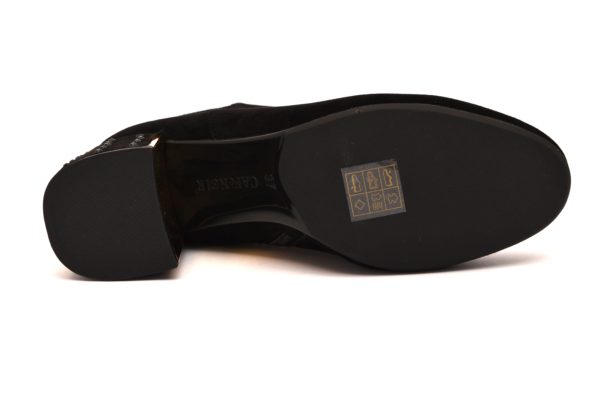 CAFè NOIR JLA508 010 LA508 NERO Oro Borchie Tronchetto Stivalino Stivale Invernale Donna Autunno inverno 2018 19
