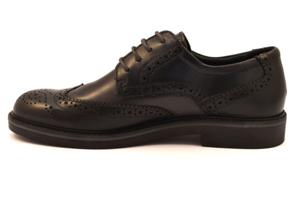 IGIeCO 2111922 NERO Stringate inglesi Inglesine Francesine Lacci Scarpe Eleganti Casual Ufficio cerimonia Invernali Uomo Collezione autunno inverno 2018 19
