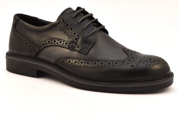 IGIeCO 2111922 NERO Stringate inglesi Inglesine Francesine Lacci Scarpe Eleganti Casual Ufficio cerimonia Invernali Uomo Collezione autunno inverno 2018 19