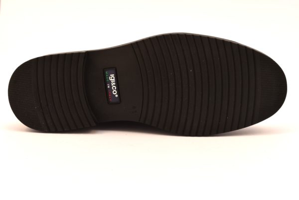 IGIeCO 2111922 NERO Stringate inglesi Inglesine Francesine Lacci Scarpe Eleganti Casual Ufficio cerimonia Invernali Uomo Collezione autunno inverno 2018 19