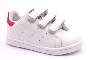 ADIDAS STAN SMITH BZ0523 bianco scarpe sneakers bambina collezione primavera estate strappi scarpe da ginnastica 2018 19