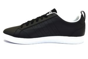 ADIDAS VS ADVANTAGE F99254 NERO Bianco scarpe sneakers unisex vera pelle collezione primavera estate