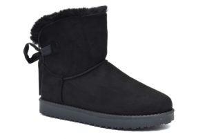 GAVì X015 NERO Stivale stivaletto con pelliccia interna con suola in gomma autunno inverno