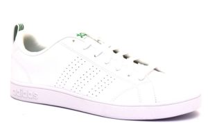 adidas f99251 vs advantage cl bianco verde sneaker uomo ragazzo unisex lacci sport tempo libero scarpe