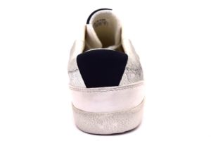 geox d92fba 0vibc c0434 d warley bianco argento nero sneaker donna ragazza lacci tempo libero vera pelle