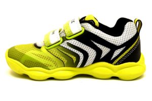geox j924ba 014bu c3s9b j munfrey sneaker giallo strappi bambino sport palestra estive scarpe giallo lime