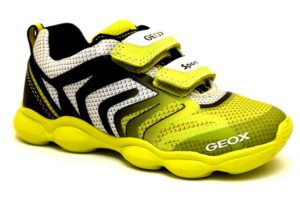 geox j924ba 014bu c3s9b j munfrey sneaker giallo strappi bambino sport palestra estive scarpe giallo lime