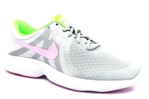 nike 943306 006 revolution 4 grigio verde rosa sneaker donna ragazza sport palestra scarpe estive lacci