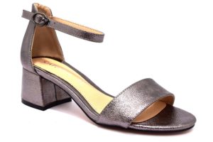 caf&egrave;noir ilb967 2466 pewter lb967 canna-di fucile sandali donna cinturino tacco vera pelle sera cerimonie tempo libero