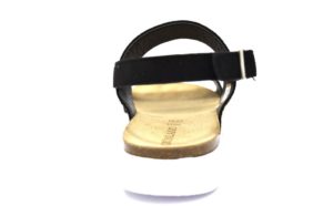 grunland juis sb1286 70 nero sandali DONNA VERA PELLE STRASS CINTURINO ZEPPA TEMPO LIBERO ESTATE