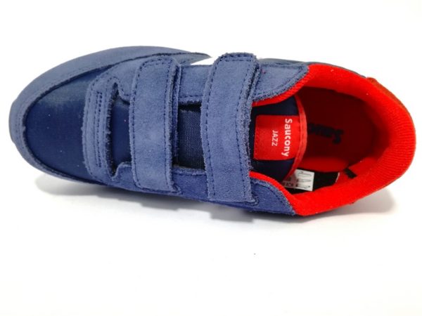 saucony sk261008 jazz double blu rosso sneaker bambino strappi multicolor sport tempo libero scarpe estive