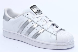 adidas aq3091 superstar bianco argento scarpe sneakers invernali donna collezione autunno inverno