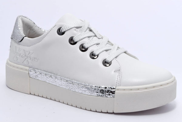cafenoir hdd137 2153 dd137 bianco argento scarpe platform stringate invernali donna collezione autunno inverno