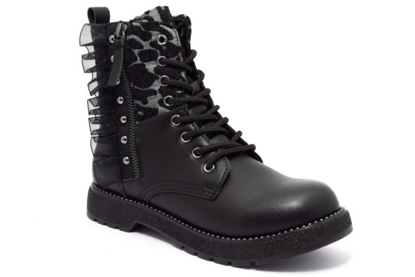 cafenoir hfa970 010 fa970 nero anfibi tacco basso tronchetti invernali donna collezione autunno inverno