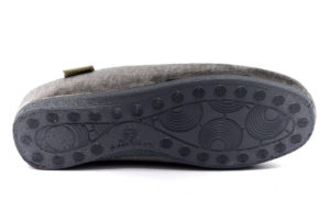 grunland adri ci1669 46 grigio ciabatte pantofole panno da infilare zeppa ciabatte pantofole invernali da donna collezione autunno inverno