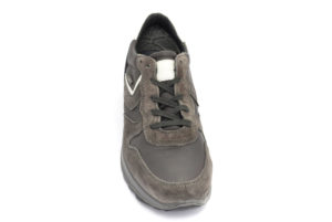 igieco 4134822 antracite grigio scarpe vera pelle lacci sneakers invernali da uomo collezione autunno inverno
