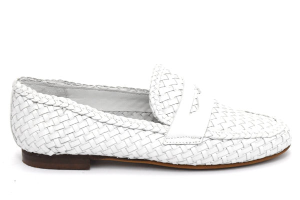 cafenoir gea427 271 ea427 bianco scarpe vera pelle da infilare mocassini estive da donna collezione primavera estate