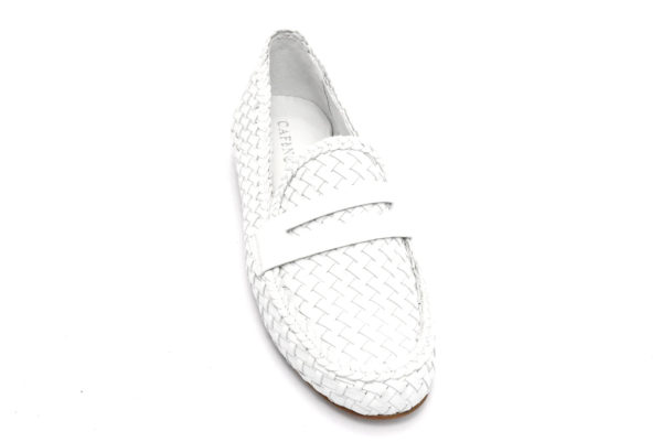 cafenoir gea427 271 ea427 bianco scarpe vera pelle da infilare mocassini estive da donna collezione primavera estate