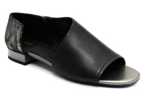 geox d724ha 0tu77 c9999 wistrey nero scarpe vera pelle slipon tacco basso mocassini estive da donna collezione primavera estate