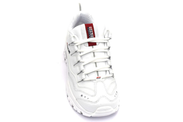 skechers 13423 wml timeless vision bianco scarpe ecopelle lacci sneakers estive da donna collezione primavera estate