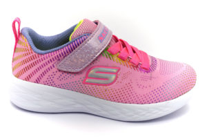 skechers 302031l lpmt shimmerr speeder rosa scarpe mesh tessuto strappi sneakers estive da bambina collezione primavera estate