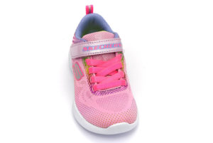 skechers 302031l lpmt shimmerr speeder rosa scarpe mesh tessuto strappi sneakers estive da bambina collezione primavera estate