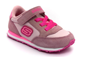 skechers 82256n pkhp retro sneaks rosa scarpe mesh tessuto strappi sneakers estive da bambina collezione primavera estate