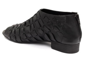 bueno 20wn5131 nero scarpe vera pelle slipon tacco basso mocassini estive da donna collezione primavera estate