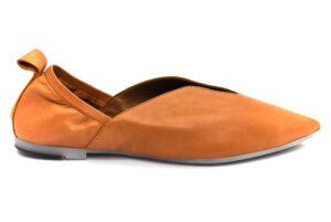 bueno 20wq2302 coconut cuoio scarpe vera pelle slipon tacco basso mocassini estive da donna collezione primavera estate