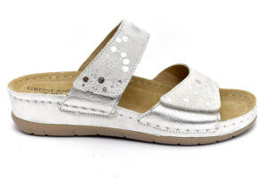 grunland prau ci2290 59 ghiaccio ciabatte pantofole ecopelle da infilare zeppa ciabatte pantofole estive da donna collezione primavera estate