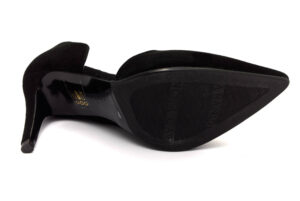cafenoir hna554 010 na554 nero scarpe camoscio da infilare tacco a stiletto décolleté invernali da donna collezione autunno inverno