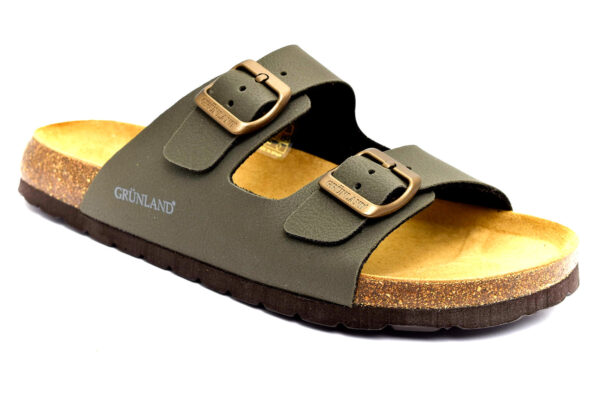 Ciabatte Grunland Uomo – Modello CB1561 Bobo – Colore Nero – Tomaia Sintetica - Foto 2