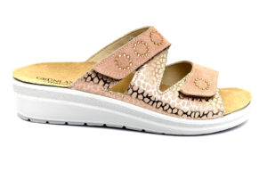 grunland daby ce0746 59 cipria ciabatte pantofole vera pelle strappi ciabatte pantofole estive da donna collezione primavera estate