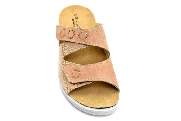 grunland daby ce0746 59 cipria ciabatte pantofole vera pelle strappi ciabatte pantofole estive da donna collezione primavera estate