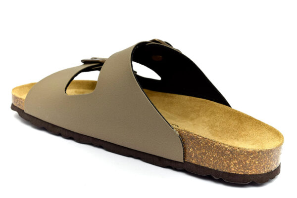 grunland sara cb1557 40 tortora ciabatte pantofole sintetico fibbia plantare in sughero ciabatte pantofole estive da donna collezione primavera estate