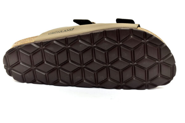 grunland sara cb1557 40 tortora ciabatte pantofole sintetico fibbia plantare in sughero ciabatte pantofole estive da donna collezione primavera estate