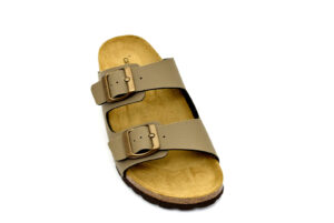 grunland sara cb1557 40 tortora ciabatte pantofole sintetico fibbia plantare in sughero ciabatte pantofole estive da donna collezione primavera estate
