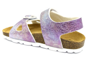 grunland luce sb1571 40 fuxia multi scarpe ecopelle strappi plantare in sughero sandali estive da bambina collezione primavera estate