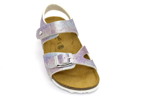 grunland luce sb1571 40 fuxia multi scarpe ecopelle strappi plantare in sughero sandali estive da bambina collezione primavera estate