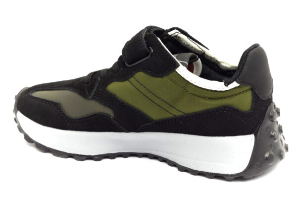 grunland roop sc2460 k2 nero bosco scarpe ecopelle strappi plantare sneakers invernali da bambino collezione autunno inverno