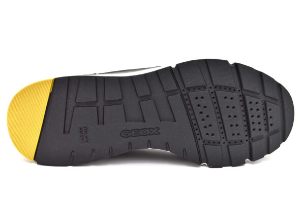 geox u16dqa 022fu c9241 dolomia nero scarpe vera pelle lacci sneakers invernali da uomo collezione autunno inverno