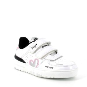 primigi 2963111 bianco basket bassa scarpe ecopelle strappi sottopiede estraibile sneakers estive da bambina collezione primavera estate