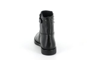 grunland mody po1022 k3 nero scarpe vera pelle cerniera tacco basso stivaletti invernali invernali da bambina collezione autunno inverno 3