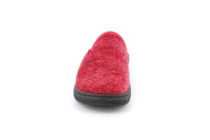 grunland ammy ci2552 g7 rosso ciabatte pantofole panno da infilare zeppa invernali da donna collezione autunno inverno