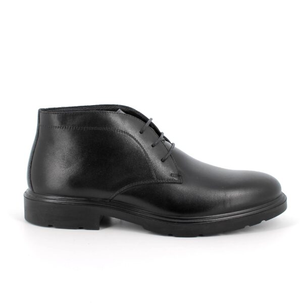 igi&co 4601600 nero polacchi vera pelle lacci sottopiede estraibile scarponcini invernali da uomo collezione autunno inverno