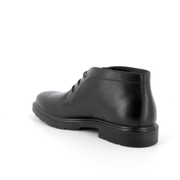 igi&co 4601600 nero polacchi vera pelle lacci sottopiede estraibile scarponcini invernali da uomo collezione autunno inverno