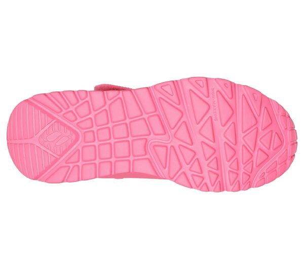 skechers 310451l npnk uno lite rosa fuxia scarpe sneakers sintetico strappi memory foam air cooled sneakers annuali da bambina collezione autunno inverno
