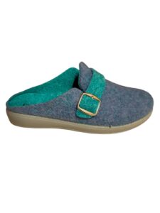 grunland rama ci2956 m1 erica ceruleo ciabatte pantofole panno da infilare sottopiede imbottito invernali da donna collezione autunno inverno 4
